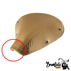 Zadeldekje Franse Solex - beige/bruin (2eHands) 