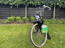 Mooie goed lopende Nederlandse Solex zwanenhals met snorkenteken!