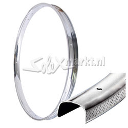 Solex velg 19 inch - Glad/Frans model - Chroom
