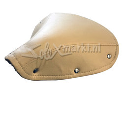 Zadeldekje Franse Solex - beige/bruin 