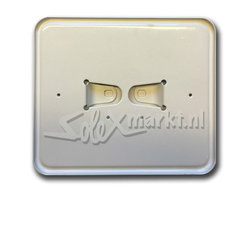 Kentekenplaathouder Wit - Liggend Model