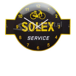 Solex emaille Klok - Solex Service (53x40cm)