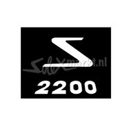 Sticker Solex 2200 luchtfilterhuis